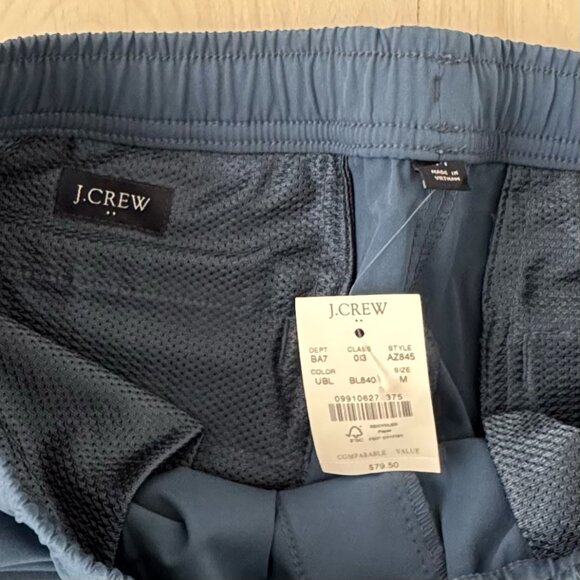 J. Crew Mens Navy Blue Tech dock pant size medium NWT - Picture 3 of 3